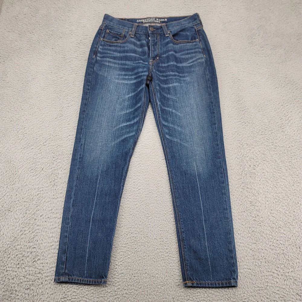 American Eagle Outfitters Jeans Womens 4 Blue Denim Vintage Hi-Rise Button Fly